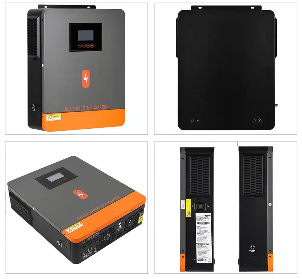 PowMr 3.6KW Hybrid Solar Inverter 24V to 110V 120V With Pure Sine Wave 120A MPPT Solar Charge Controller for 60~500V Solar Panel - 画像 (6)