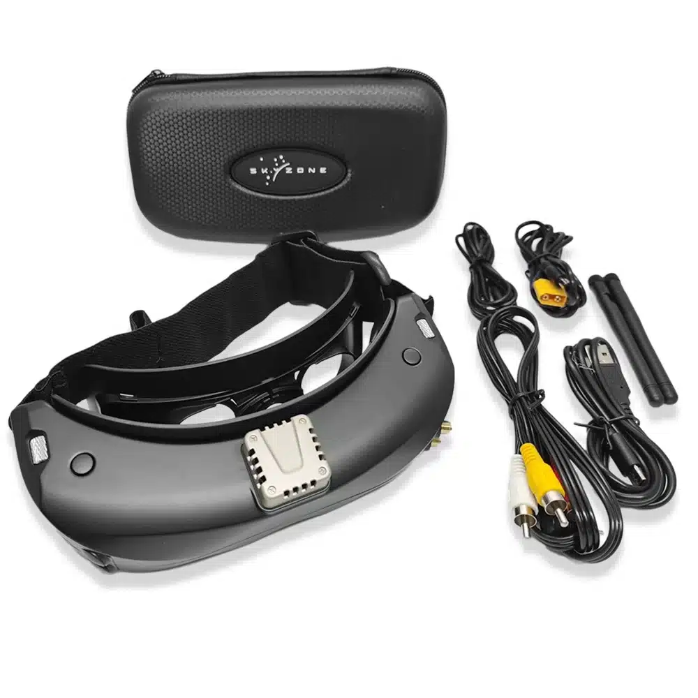 Skyzone SKY04O PRO 1280x720 OLED FPV GOGGLES 720P 60FPS 5.8Ghz 48CH Steadyview DVR Head Tracker for RC Drone Airplane - 画像 (6)