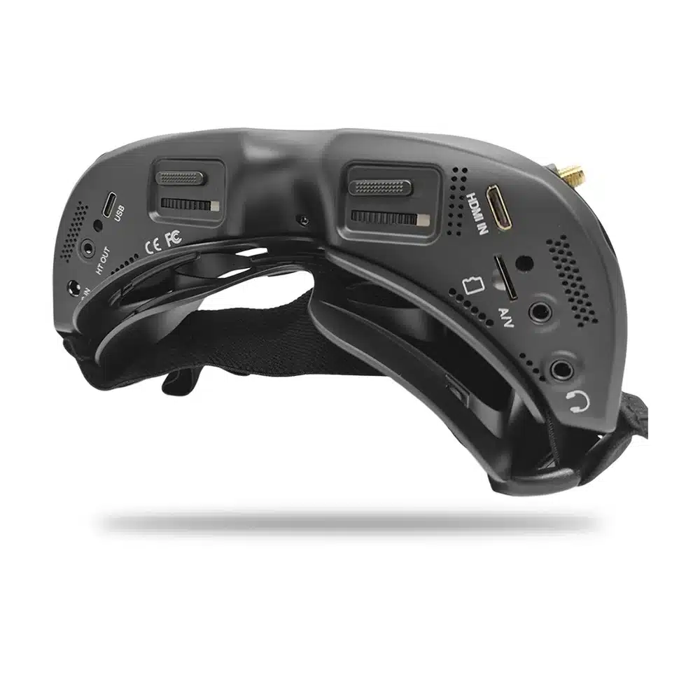 Skyzone SKY04O PRO 1280x720 OLED FPV GOGGLES 720P 60FPS 5.8Ghz 48CH Steadyview DVR Head Tracker for RC Drone Airplane - 画像 (3)