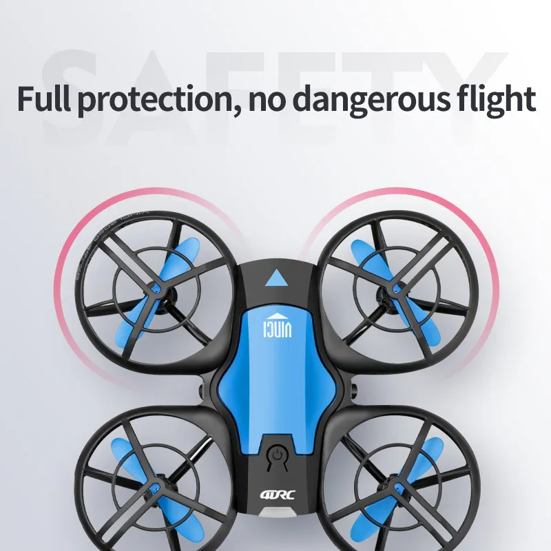 V8 New Mini Drone 4k profession HD 1080P Wide Angle Camera WiFi FPV RC Dron Height Keep Drones Helicopter Kids Toys 4DRC - 画像 (4)