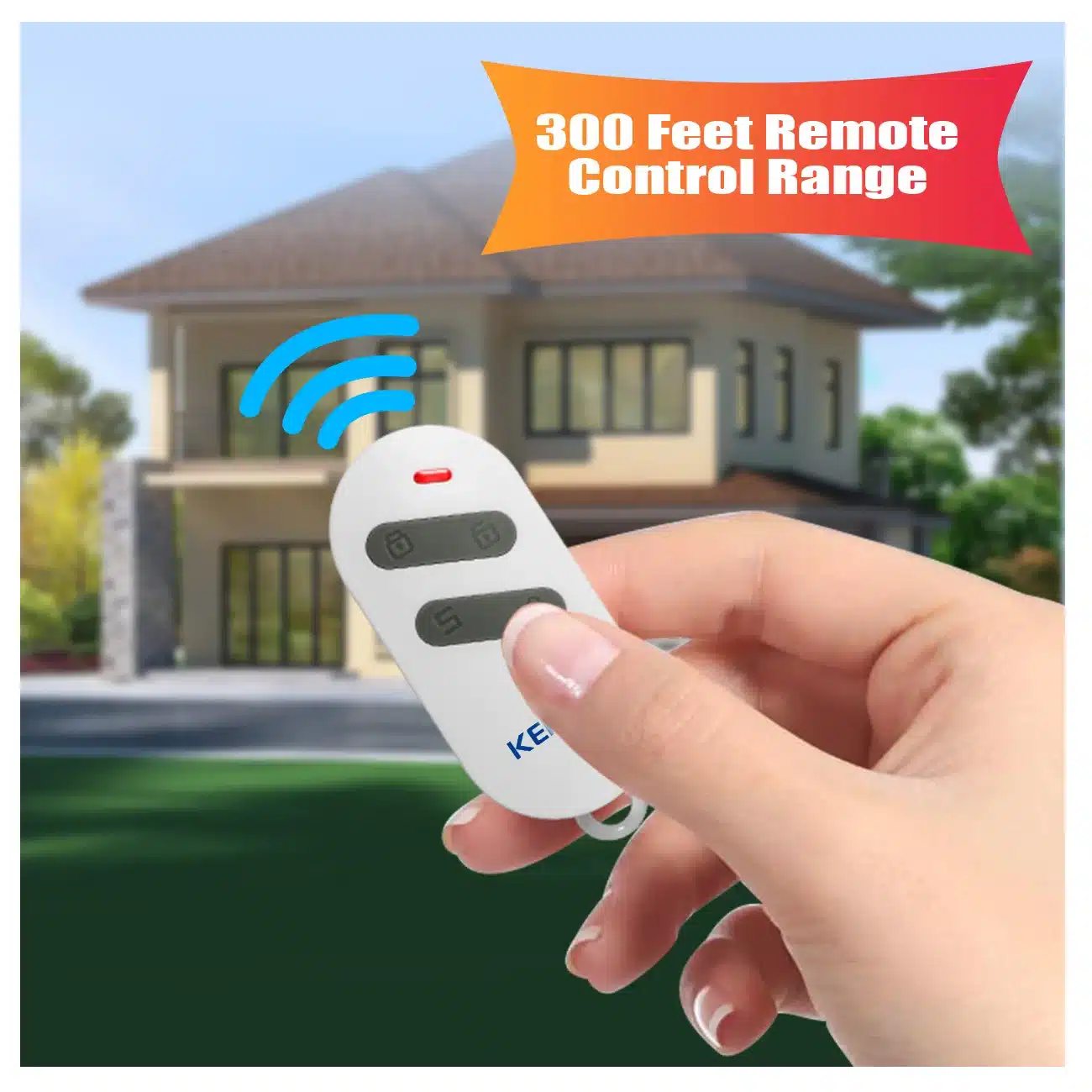 KERUI D121 Wireless Door Window Magnetic Sensor Alarm 120dB Anti-theft 300ft Remote Control Detectors Home Security Alarm System - 画像 (4)
