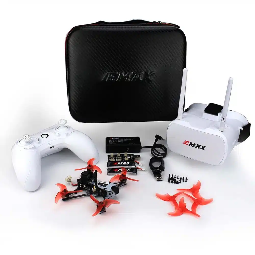Emax Official Tinyhawk II 2 Freestyle FPV Racing Drone Kit RunCam Nano2 37CH 25/100/200mW VTX 2S-FrSky Quadcopter With Goggle - 画像 (5)