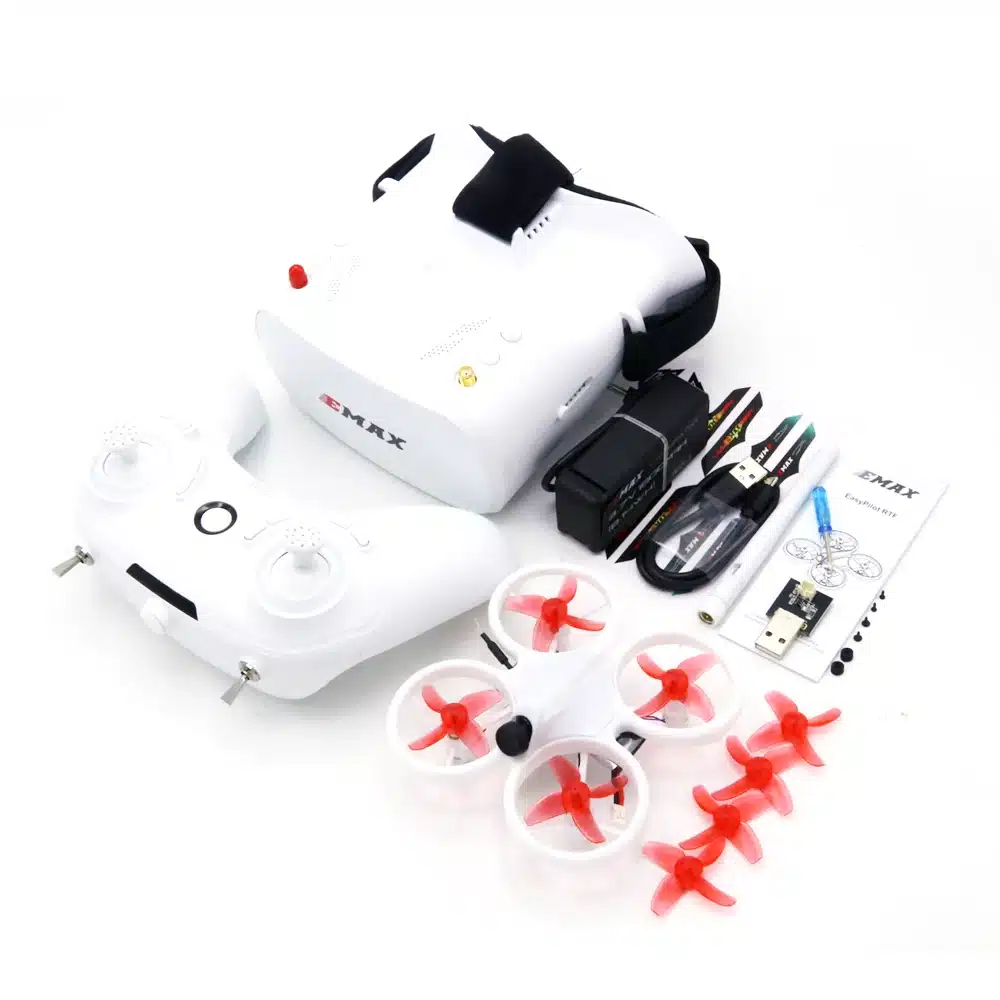 EMAX EZ Pilot 82MM Mini 5.8G Indoor FPV Racing Drone With Camera Goggle Glasses RC Drone 2~3S RTF Version for Beginner - 画像 (6)