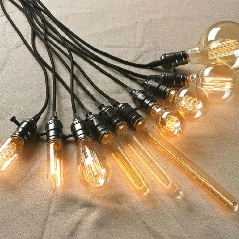 E27 Retro Edison Lamp Bulb AC 220V 40W ST64 G80 G95 G125 T225 Incandescent Lamp Dimmable Vintage Edison Light bulb - 画像 (5)