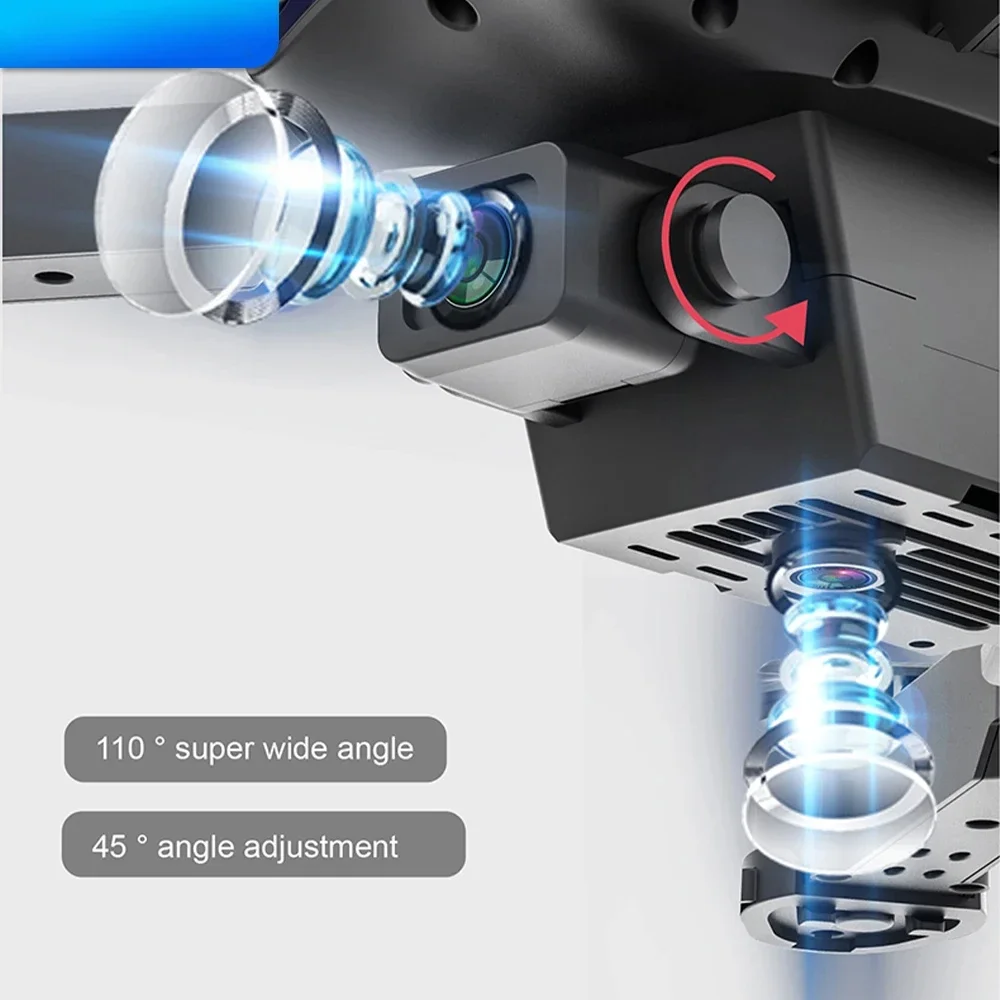 E99 Quadcopter Folding Drone Remote Control Handle Four Axis Aircraft HD Photography UAV Altitude Fixation - 画像 (5)