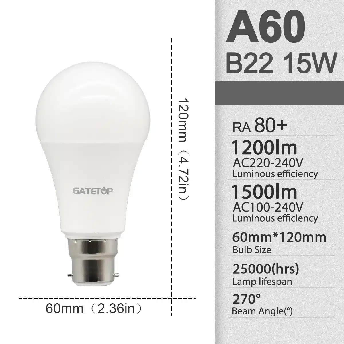 10Pack B22 LED bulb Lamp 220V 110V No flicker 8W 9W 12W 18W 24W Hight birght Warm lighting for home derection - 画像 (15)