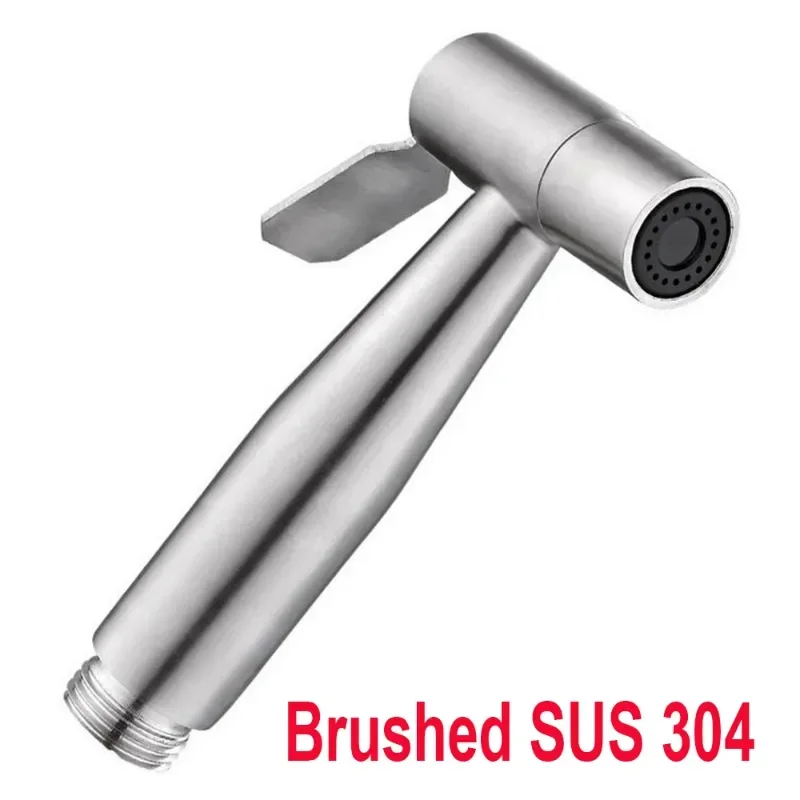 304 Stainless Steel Spray Gun Shower Handheld Bidet Sprayer Set Handheld Toilet Bidet Faucet Sprayer Shower Nozzle Self Cleaning - 画像 (13)