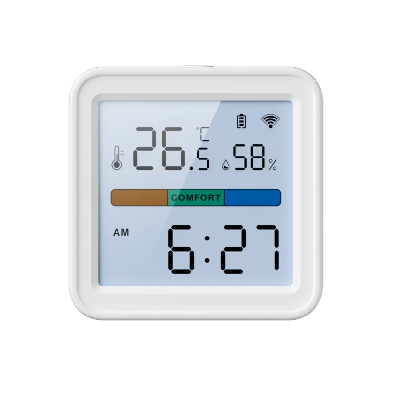 Tuya WIFI Temperature Humidity Sensor Hygrometer Thermometer Smart Home Backlight Smart Life Support Alexa Google Assistant - 画像 (7)