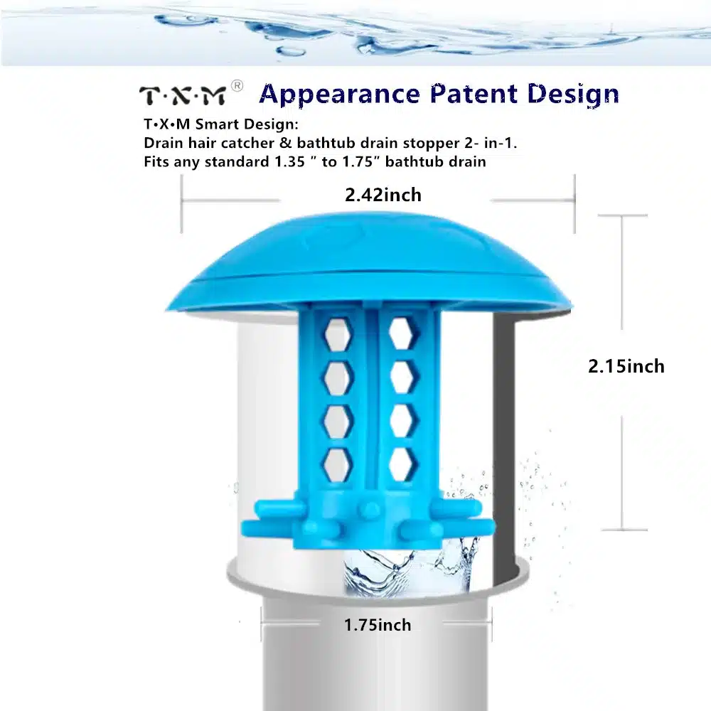 Bathroom Washbasin Drain Hair Catcher Irregular Pattern Bath Stopper Plug Sink Strainer Filter Kitchen Accessory Dropshipping - 画像 (3)