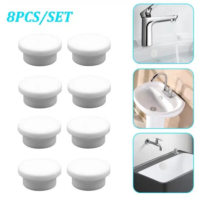 2/4/8/16PC Bathroom Rubber Wash Basin Overflow Ring Kitchen Sink Washbasin Drain Seal Stopper Bathtub Drain Cap Plug Accessories - 画像 (10)