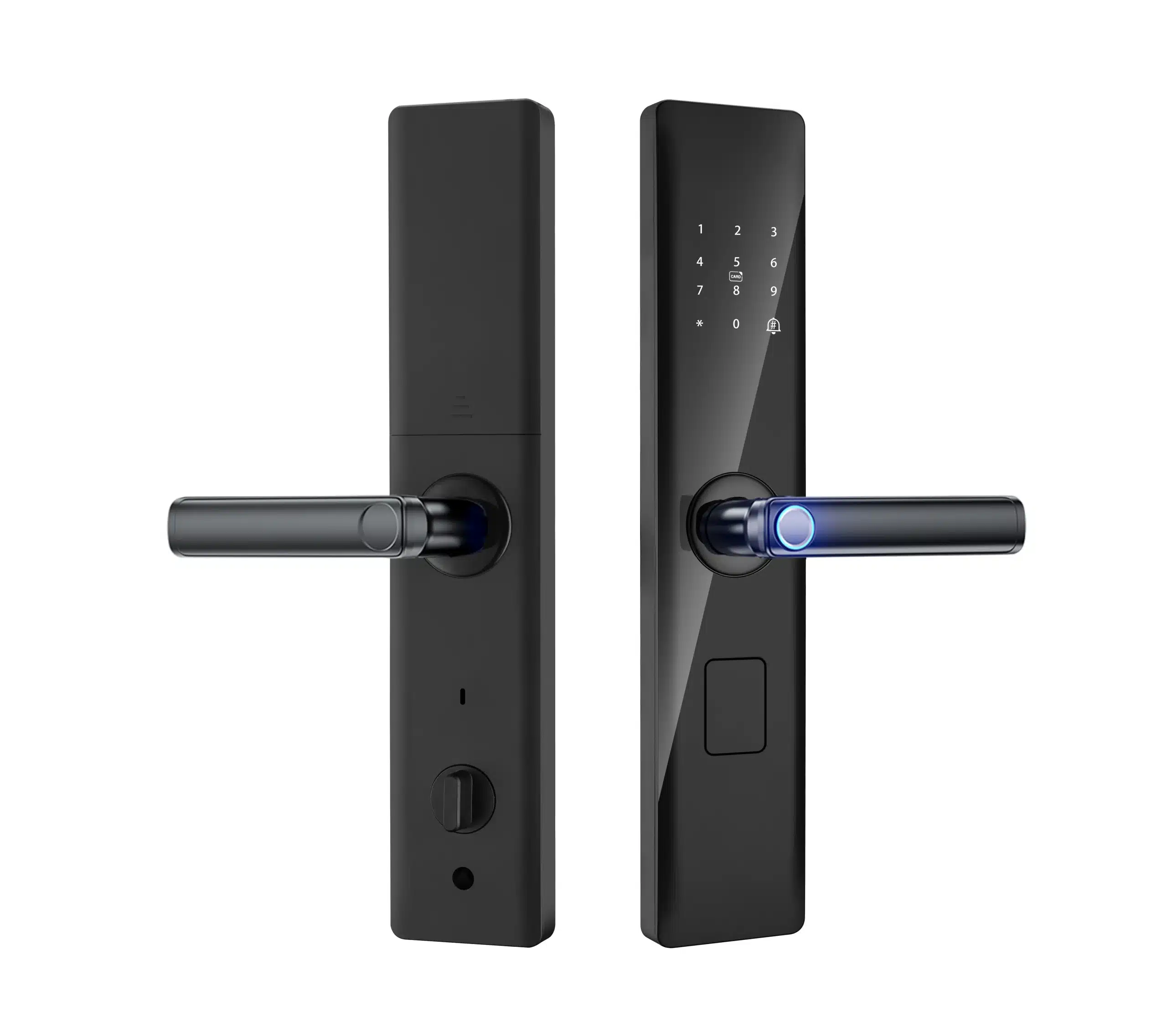 Glomarket Tuya Smart Security Digital Door Lock Biometric Fingerprint Handle Smart Lock Hotel Apartment Room Lock Factory Price - 画像 (7)