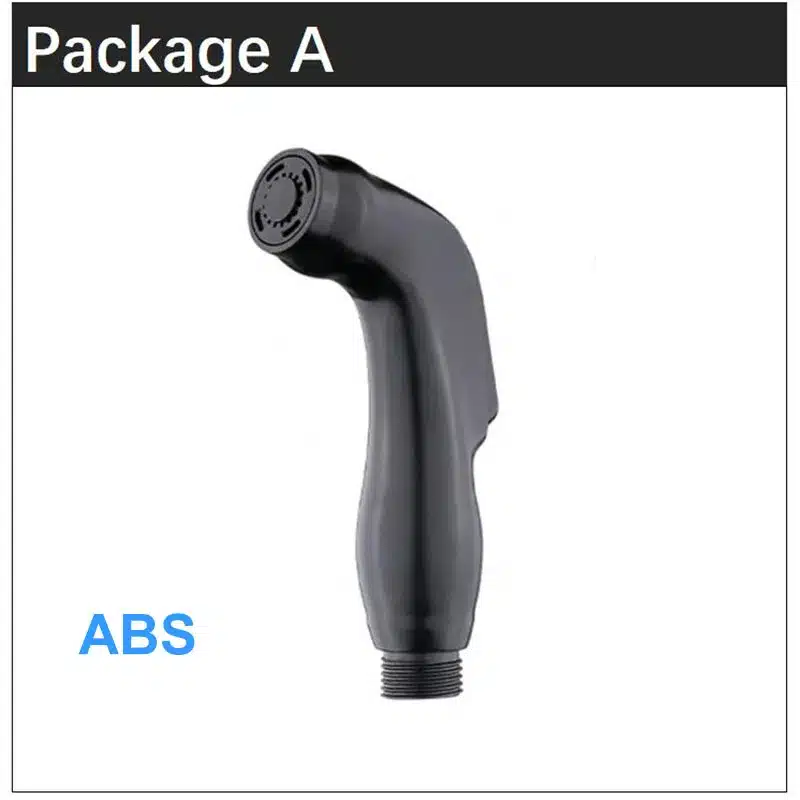 Handheld Black Toilet wash Bidet Faucet Spray Gun Sprayer shower head Anal cleaning washer WC Bathroom water valve hose holder - 画像 (21)