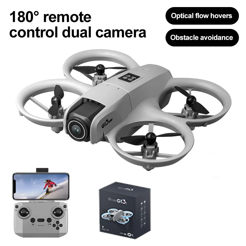 GT3 Mini Drone 5G 8K GPS Professional HD Aerial Photography Dynamic Lighting Remote Control Aircraft Optical Flow Quadcopter Toy - 画像 (7)
