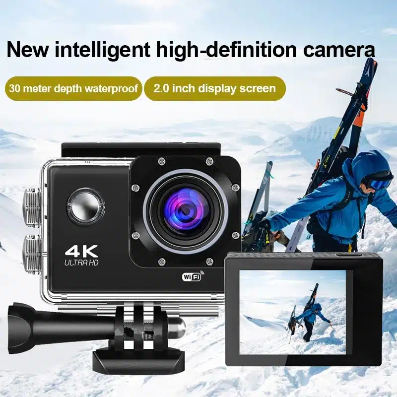 Ultra HD 4K Action Camera 1080P/30FPS 2.0 inch Screen WiFi Remote Control Mini Cameras Waterproof DV Helmet Go Sport Camera Pro - 画像 (2)