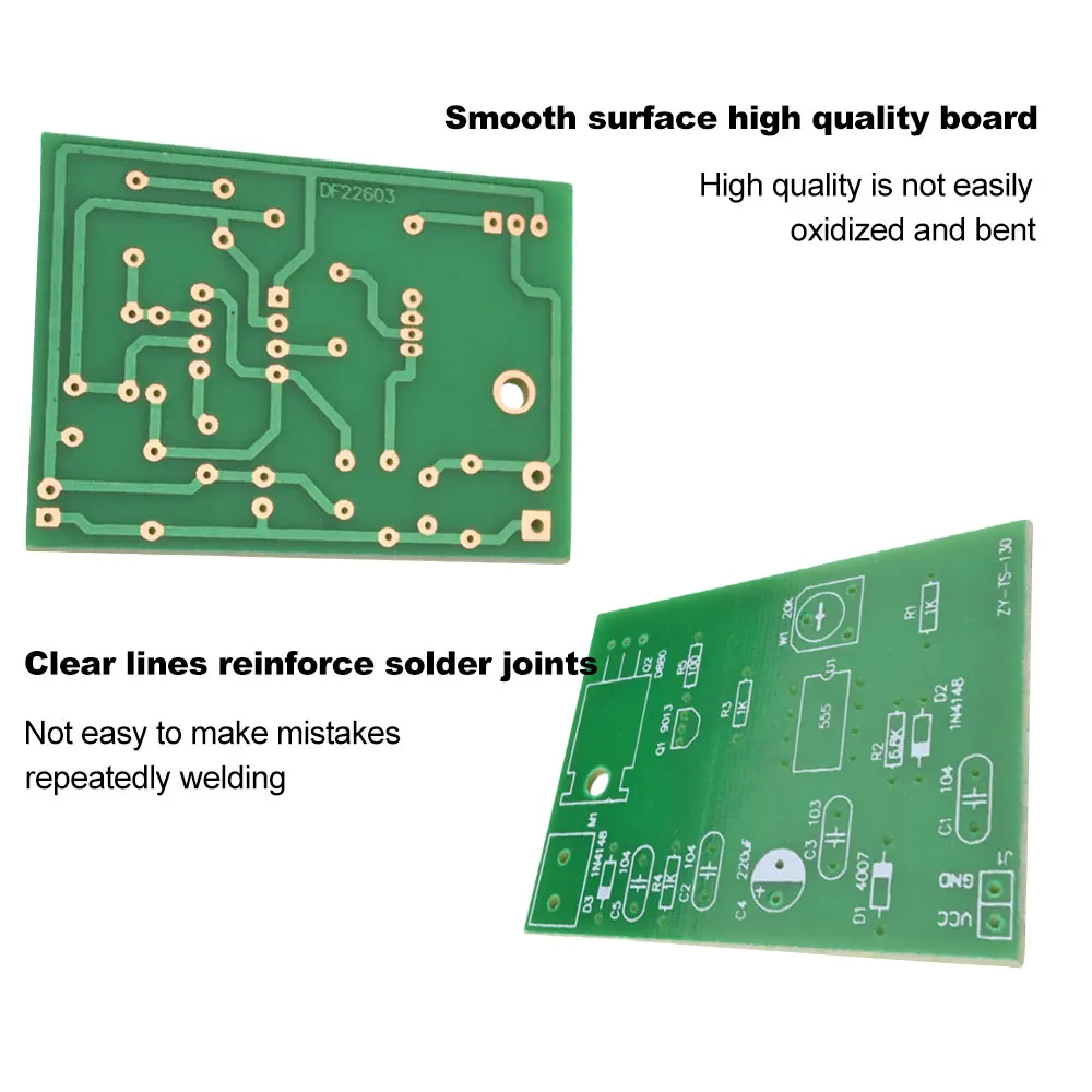 NE555 Motor Speed Regulation Kit Maker DIY Teaching Electronic Manufacturing Technology Test Assembly Training Welding - 画像 (2)