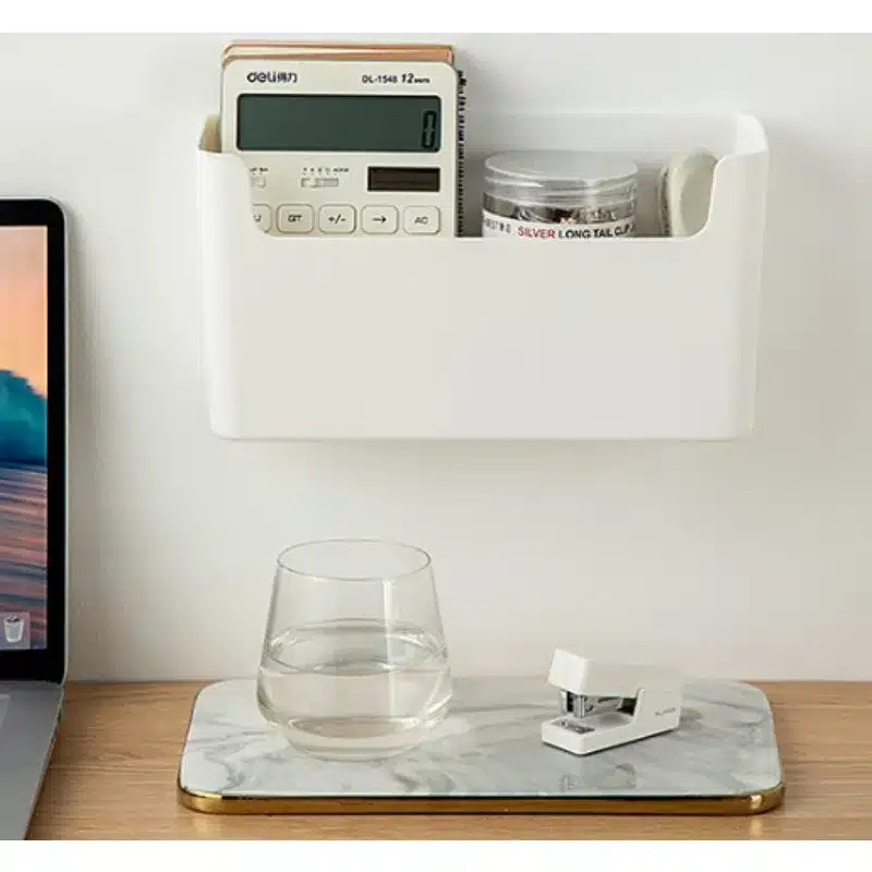 2Pcs Kitchen Cabinet Door Organizer-Adhesive Mount Inside Cabinet Door Storage,Shelf for Kitchen,Bathroom,Office,Garage - 画像 (6)