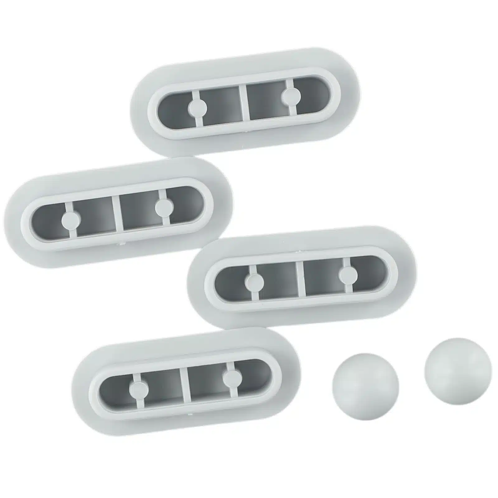 4pcs Anti-slip Toilet Seat Cushions Rubber Pad Buffers Pack-white Stop Bumper Shock Absorber For Pads Accessories Parts - 画像 (6)