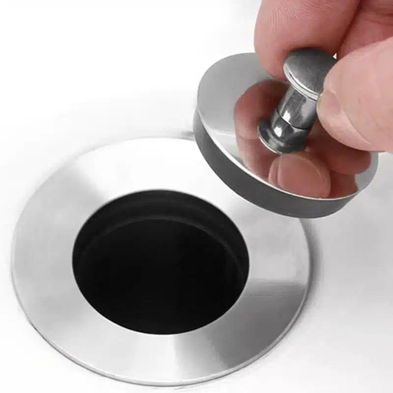 3/1pcs Universal Sink Plug Stainless Steel Bathtub Drain Stopper Washbasin Bath Sink Water Stoppers Caps for Bathroom Kitchen - 画像 (2)