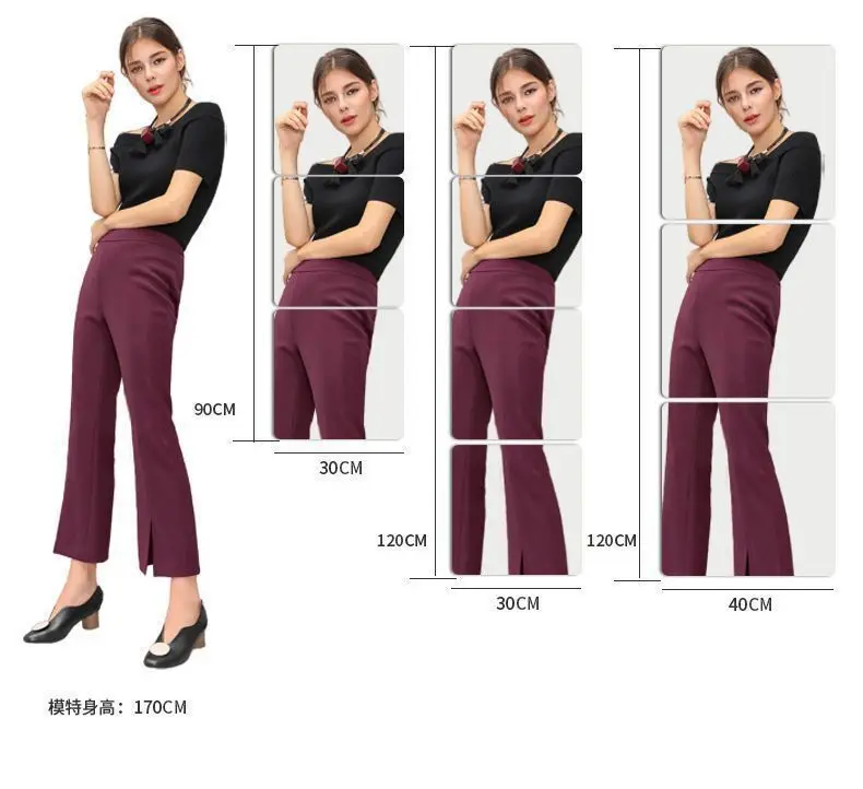 1Pcs Acrylic Mirror with Wall Suction Shower Mirror Suitable for Men Shaving Women Makeup Portable Travel Bathroom Accessories - 画像 (5)