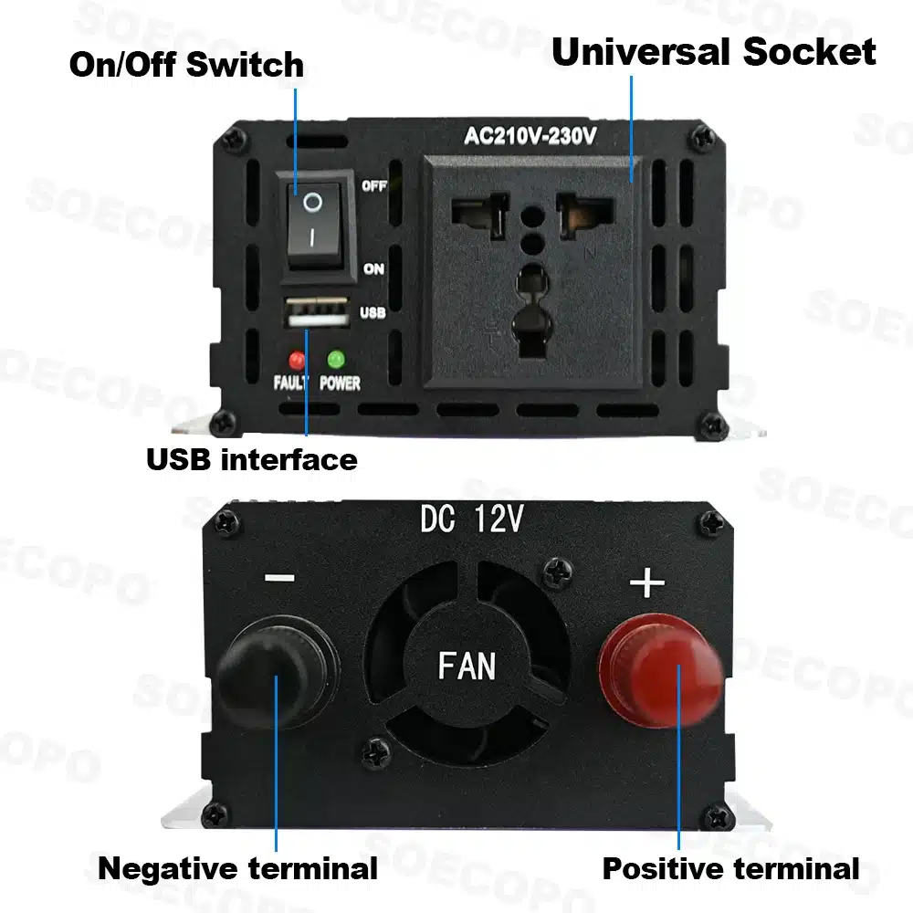 10000W Solar System Complete Set Dual USB Inverter 220V 300W Solar Panel 100A Controller for RV Camping Home Backup CE FCC - 画像 (5)