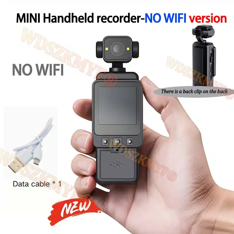 FHD 1080P Wifi Camera Digital Video Outdoor Sports Camera Mini DV Portable Handheld Law Enforcement Recorder 360° Rotatable Lens - 画像 (8)