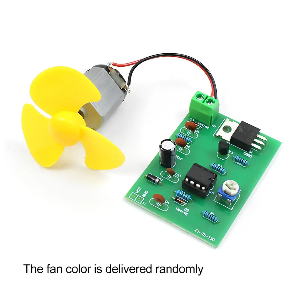 NE555 Motor Speed Regulation Kit Maker DIY Teaching Electronic Manufacturing Technology Test Assembly Training Welding - 画像 (3)