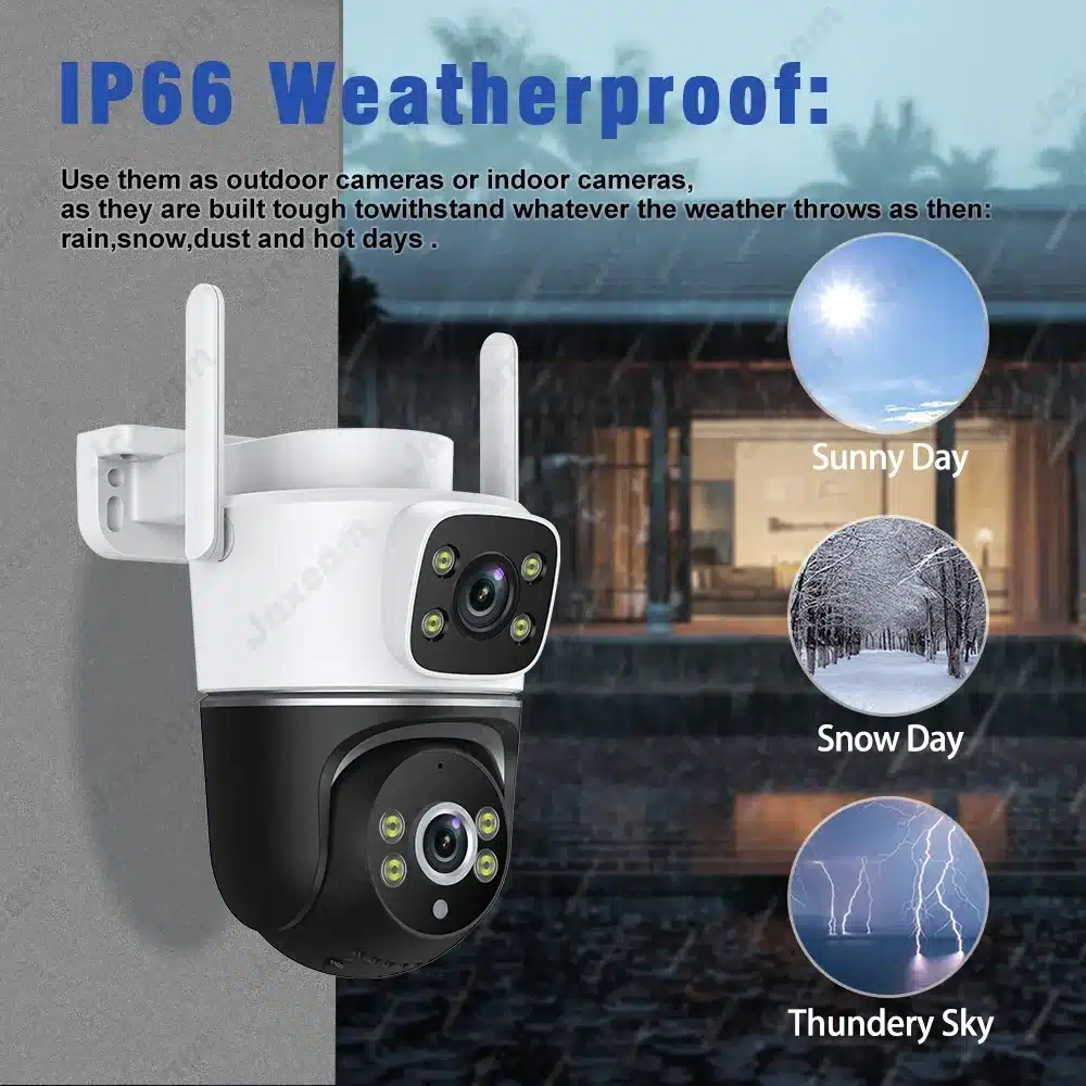 5K 10MP Tuya Intelligent Camera Pan Tilt Version Monitoring Home Mobile Phone Remote Wireless Network Camera 360 Panoramic View - 画像 (5)