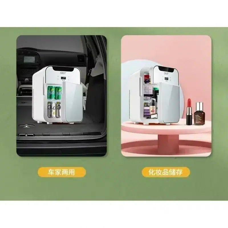 Dormitory new style Car mini refrigerator. small single refrigerator. Car and home dual-purpose. Small mini fridge. - 画像 (5)