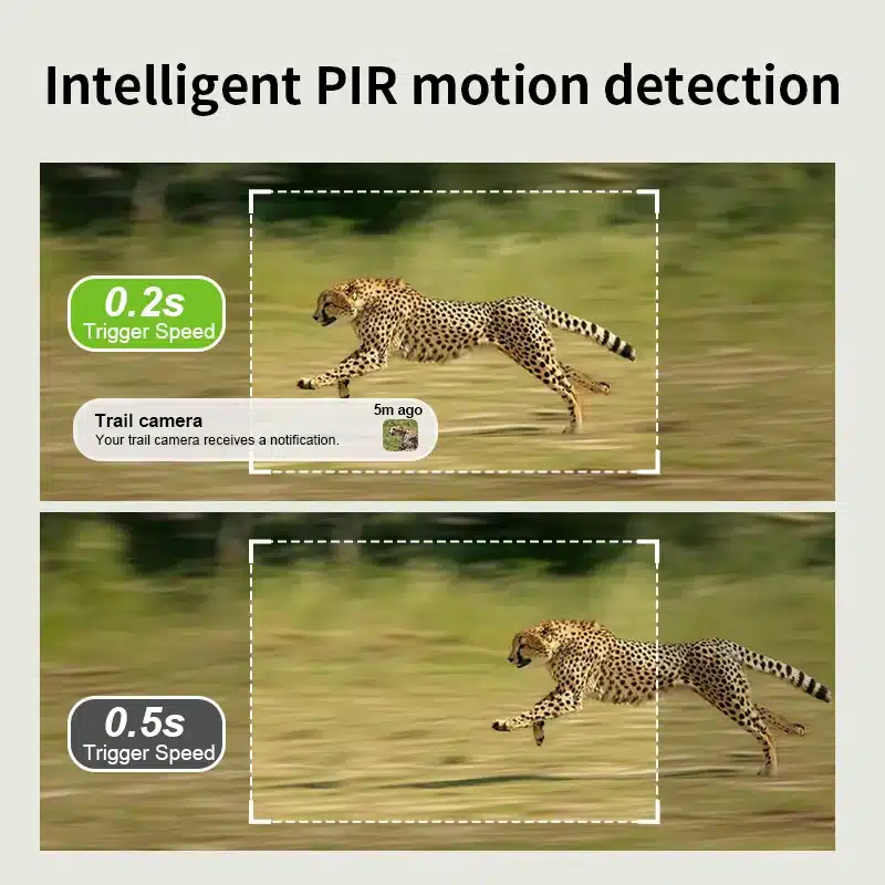 4g Solar Powered Hunting Trail Camera Photo Trap With Wide Detection Angle 940nm Invisible Leds 0.1s Trigger Time Cam - 画像 (5)