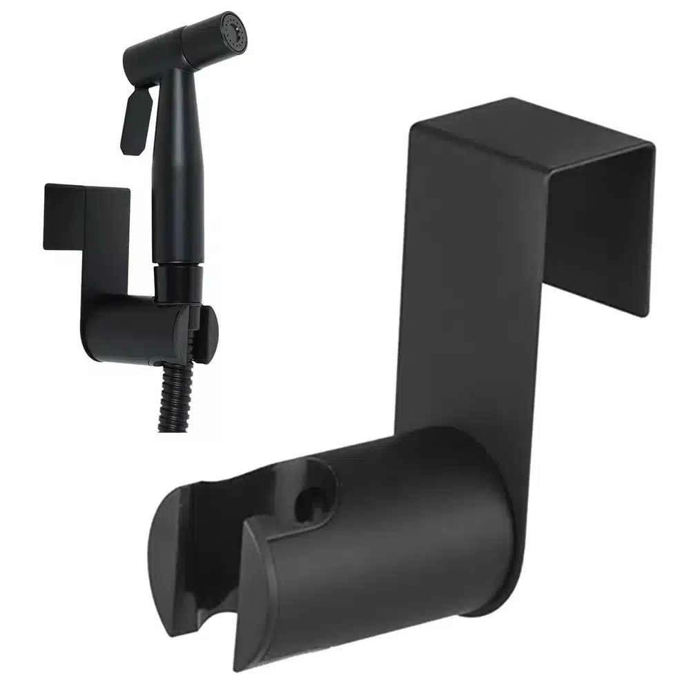 1pcs Stainless Steel Holder Hook Hanger Bidet Sprayer Holder Toilet Bathroom Attachment Hanging Bracket For Hand Shower - 画像 (9)