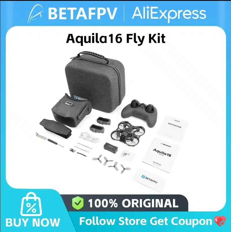 BetaFPV Aquila16 FPV Kit FPV Quadcopter Racing Drone VR03 FPV Goggles - 画像 (10)