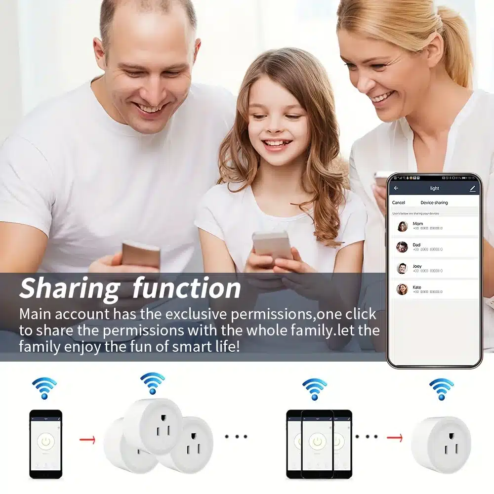 Smart Plug 10A WiFi US Outlet Socket 100-240V Timer Alexa Google Assistant CozyLife APP/Voice Control Group For for Home Auto - 画像 (6)