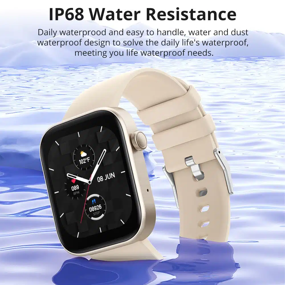COLMI P71 Smartwatch for Men And Women with Voice Calling Health Monitoring IP68 Waterproof Smart Notifications Voice Assistant - 画像 (6)
