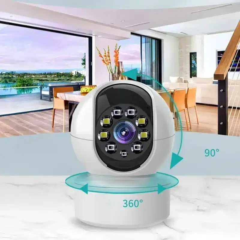 1080P Wifi 4G Home Secuiry Camera With Human Detection Night Vision Surveillance Phone Control 360 Degree Panorama Baby Monitor - 画像 (2)