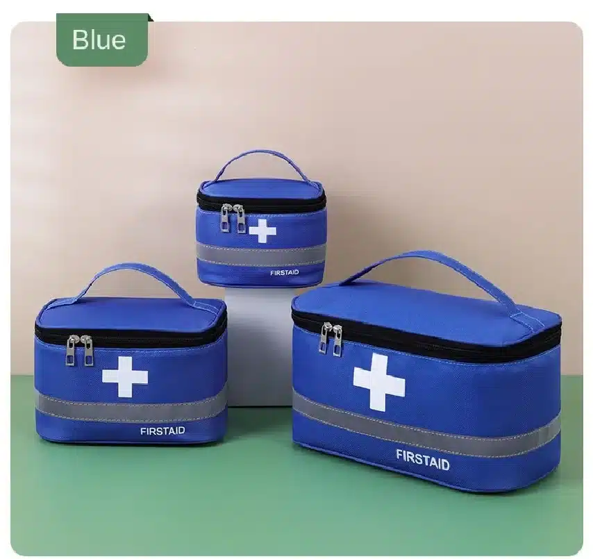 Portable First Aid Kit Medicine Storage Bag Outdoor Rescue Bag Household Children's Large Capacity Medical Kit Storage Organize - 画像 (2)