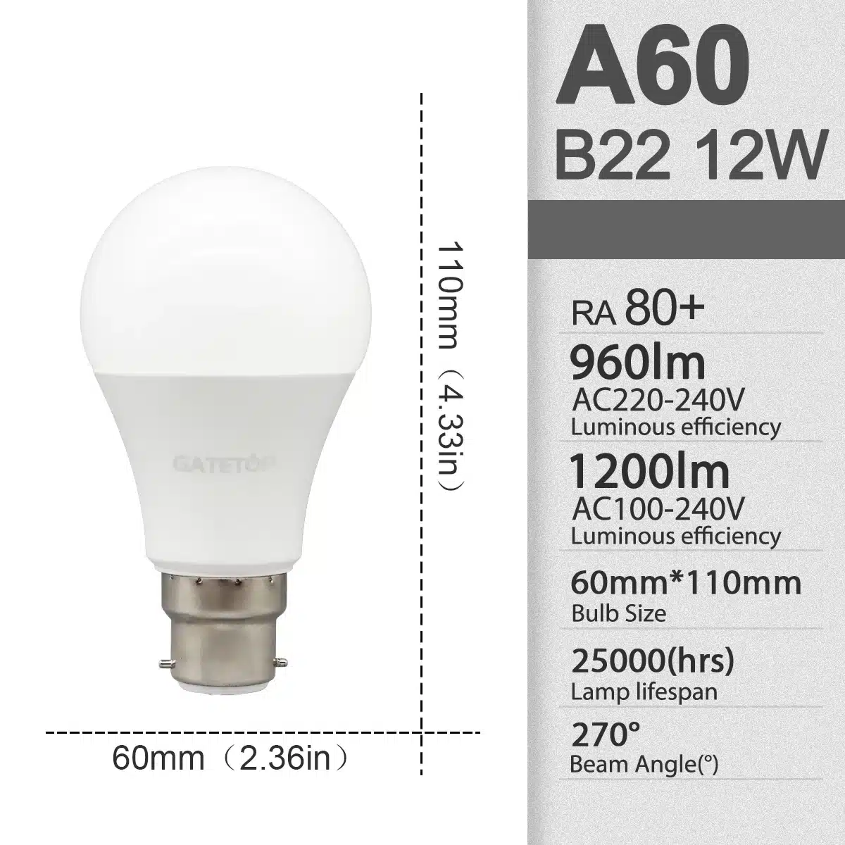 10Pack B22 LED bulb Lamp 220V 110V No flicker 8W 9W 12W 18W 24W Hight birght Warm lighting for home derection - 画像 (14)