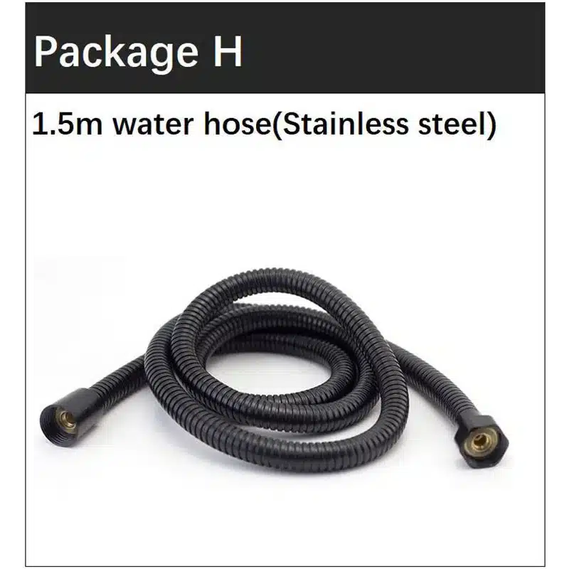 Handheld Black Toilet wash Bidet Faucet Spray Gun Sprayer shower head Anal cleaning washer WC Bathroom water valve hose holder - 画像 (13)