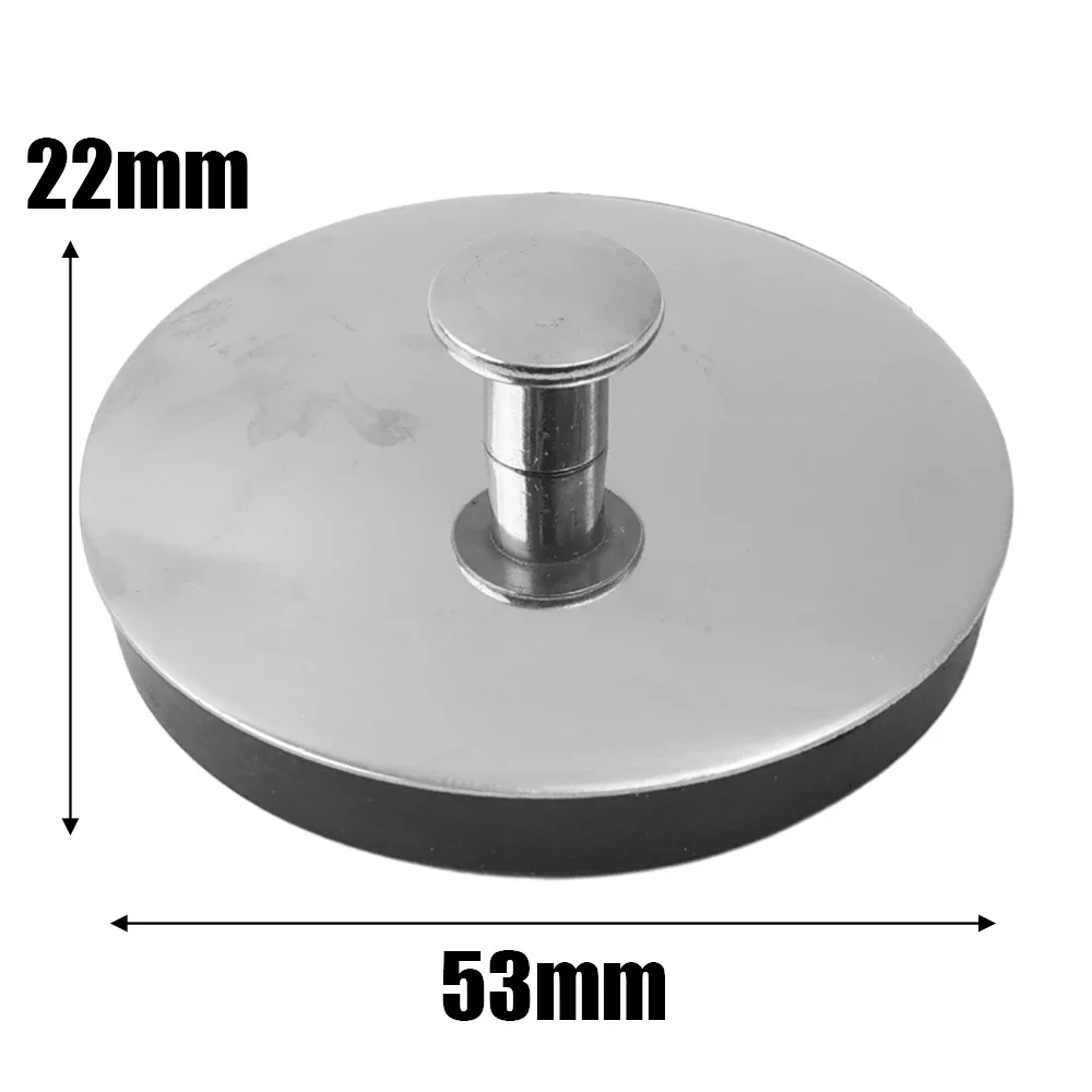 3/1pcs Universal Sink Plug Stainless Steel Bathtub Drain Stopper Washbasin Bath Sink Water Stoppers Caps for Bathroom Kitchen - 画像 (9)