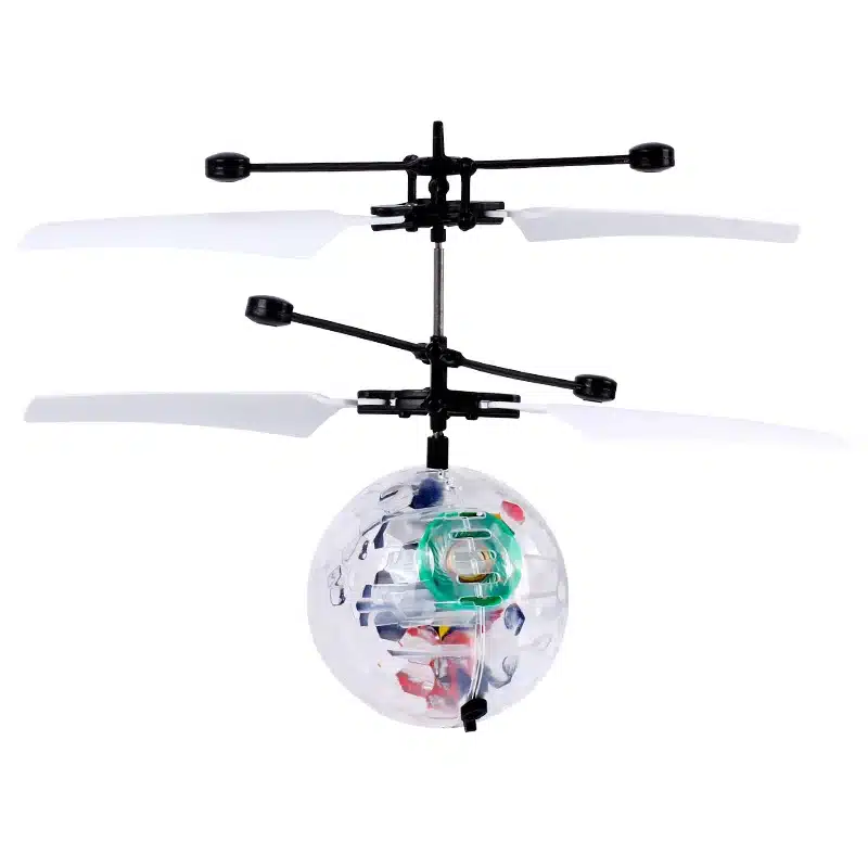 Colorful Mini Shinning LED Drone Light Crystal Ball Induction Quadcopter Aircraft Drone Flying Ball Helicopter Kids Toys - 画像 (2)