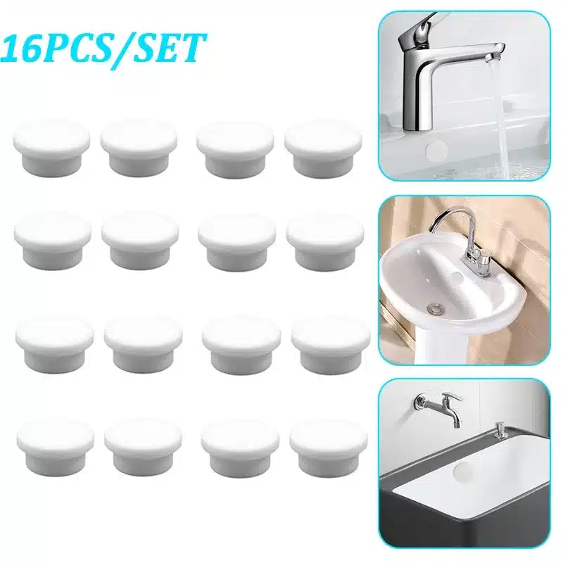 2/4/8/16PC Bathroom Rubber Wash Basin Overflow Ring Kitchen Sink Washbasin Drain Seal Stopper Bathtub Drain Cap Plug Accessories - 画像 (9)