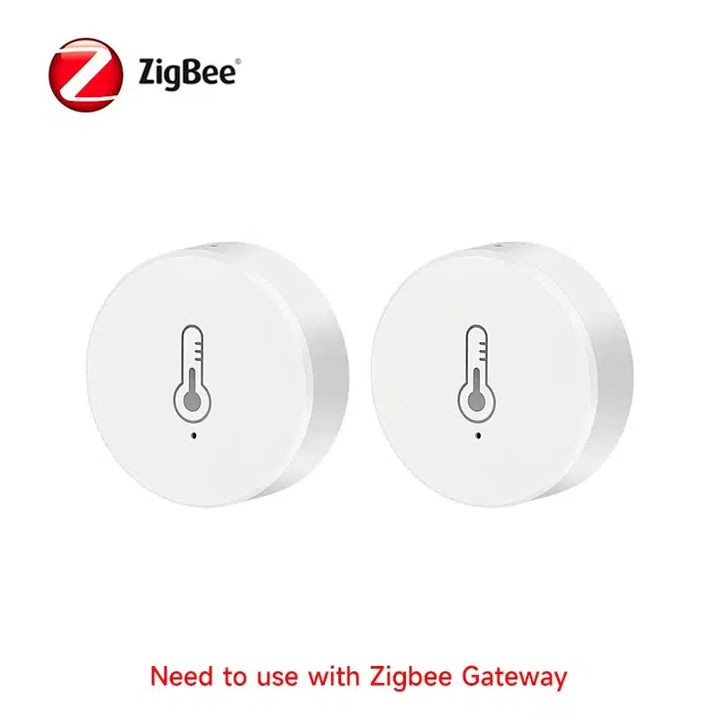 Tuya Zigbee 3.0 Temperature And Humidity Sensor Remote Monitor By Smart Life APP Battery Powered Work With Alexa Google Home - 画像 (8)
