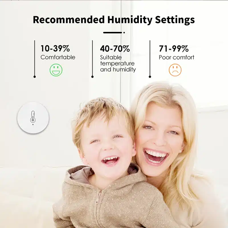 Tuya Zigbee 3.0 Temperature And Humidity Sensor Remote Monitor By Smart Life APP Battery Powered Work With Alexa Google Home - 画像 (6)