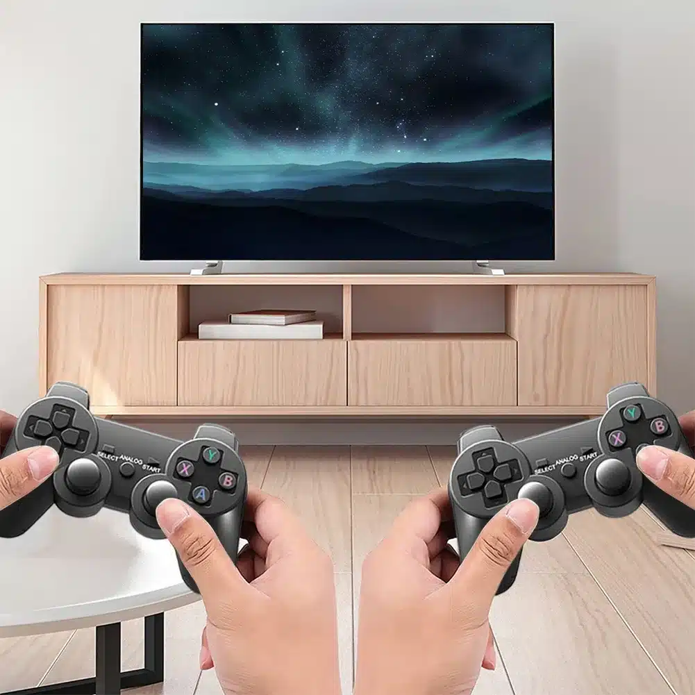 G90 2.4G HD Arcade Machine Game Machine Built-in 15000+ Games Super Console Support TF Card Extension for PS1 TV Game - 画像 (4)