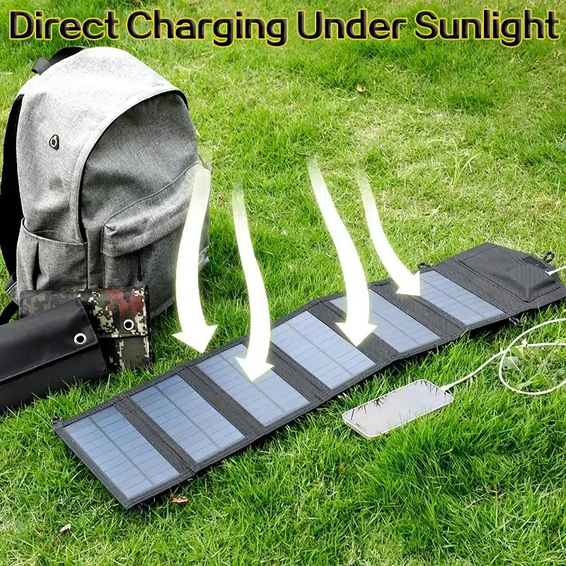 6-fold 800W Foldable solar panel 20w/h portable solar panels charger USB 5V DC Full time power solar panel mobile power supply - 画像 (2)