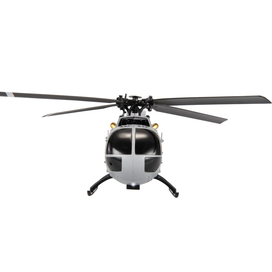 C186 Pro B105 2.4G RTF RC Helicopter 4 Ppropellers 6 Axis Electronic Gyroscope for Stabilization Remote Control Hobbies Toys - 画像 (3)