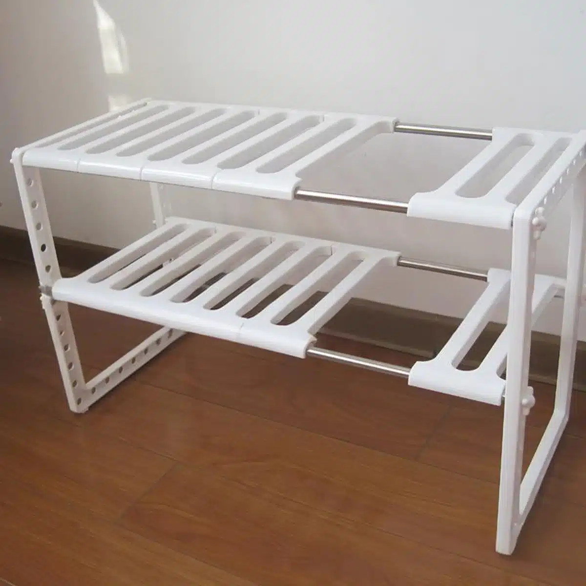 Removable Kitchen Cabinet Organizer Shelves Stackable Kitchen Counter Shelves Cabinet Organizer And Storage Under Sink Storage - 画像 (3)