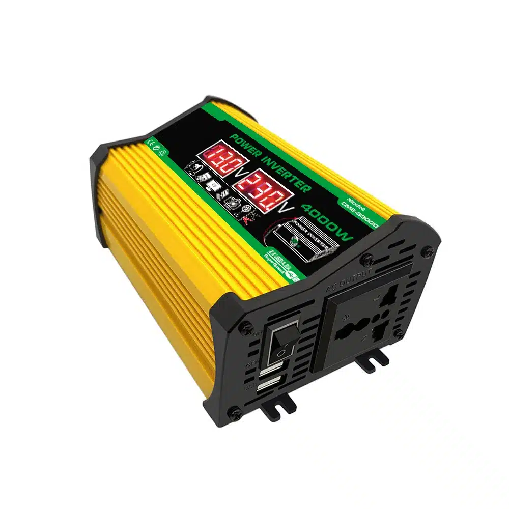 SOECOPO 220V Solar Panel 4000W Power Inverter 100A Charge Controller Dual USB 5V/2.5A, 12V/24V Auto, Emergency Power Supply - 画像 (7)