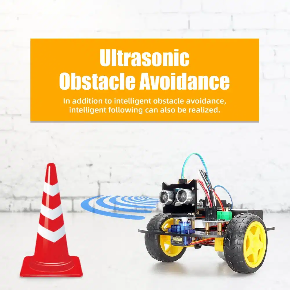 ESP8266 Wifi 2WD Smart Robot Car Kit for Arduino Programming Design Complete Automation Robot Electronic Kit Educational Robot - 画像 (6)