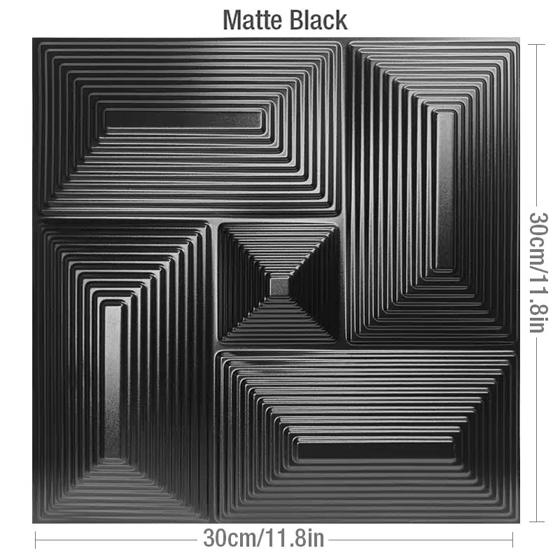 30x30cm wall renovation 3D Stereo Wall Panel Diamond Not self-adhesive tile 3D wall sticker living room Bathroom 3d wall paper - 画像 (17)