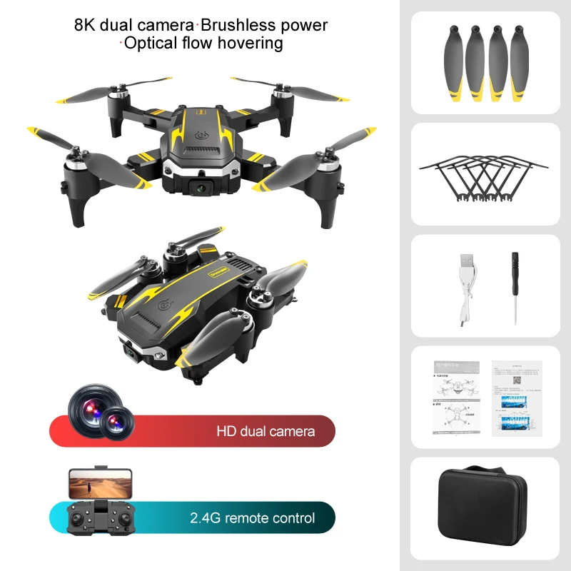 5000M New G6 Professional Foldable Quadcopter Aerial Drone S6 HD Camera GPS RC Helicopter FPV WIFI Obstacle Avoidance Toy Gifts - 画像 (7)